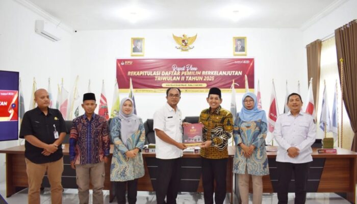 KPU Agam Rekapitulasi Data Pemilih Triwulan II