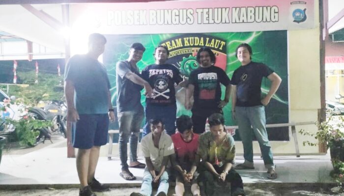 Polsek Bungus Tangkap Tiga Pengedar Ganja, Operasi Antik