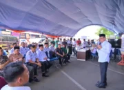 Pemko Payakumbuh Terima Bantuan Dari Kota Padang Untuk Penanganan Dampak Kebakaran Pasar Payakumbuh