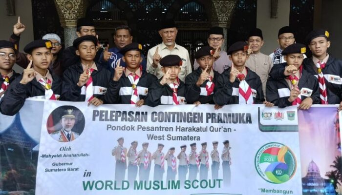 Gubernur Lepas Kontingen Pramuka Sumbar ke WMSJ