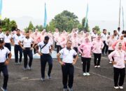 Jaga Kebugaran, Kodaeral II Padang Gelar Olahraga Bersama Prajurit dan Keluarga