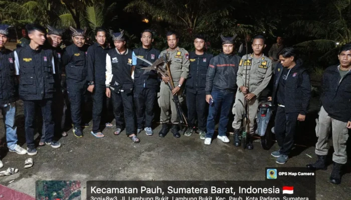 Patroli Padang Gagalkan Tawuran, Sita Sajam dan Motor