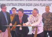 Ketua APBMI Sumbar M Tauhid Teken MoU dengan Pelindo Regional 2 Teluk Bayur