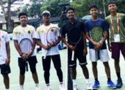 Tenis POPNas XVII, Tim Beregu Putra Sumbar Puas Diperempat Final