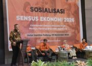 Wali Kota Padang Tekankan Pentingnya Sensus Ekonomi 2026 untuk Pembangunan Daerah
