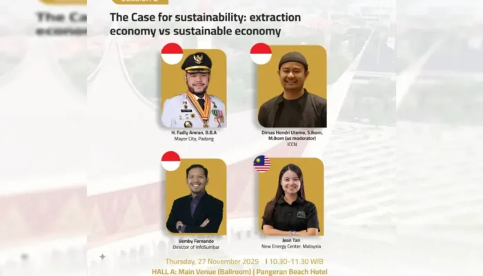 WIES 2025: Walikota Padang Bahas Ekonomi Berkelanjutan, Dorong Inovasi Syariah