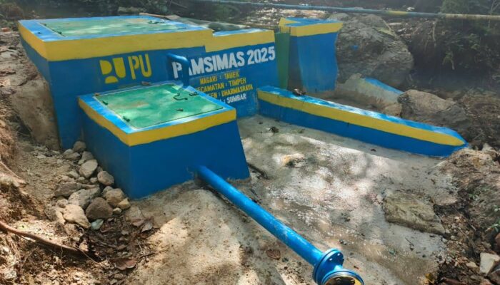 Pamsimas Dharmasraya Rampung, Wujudkan Akses Air Bersih Bagi Warga!
