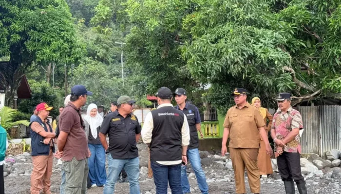 Pemkab Tanah Datar Terima Bantuan Logistik Bencana dari Pemko Sawahlunto