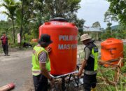 Atasi Krisis Air Bersih, Polresta Bukittinggi Bantu Toren Air ke Malalak