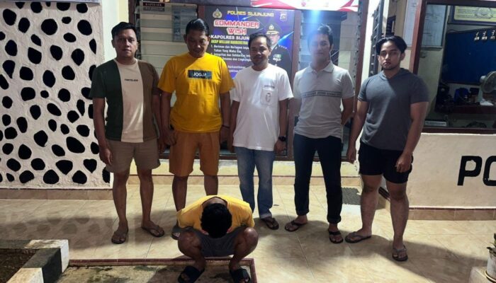 Polsek Sijunjung Bekuk Pria Tua Pengguna Sabu di Koto VII