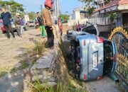 Kecelakaan Beruntun Hantam By Pass Bukittinggi, Pengendara Ertiga Dilarikan ke Rumah Sakit