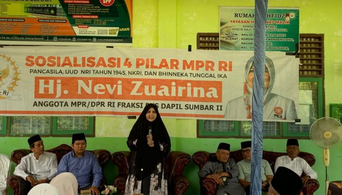 Nevi Zuairina Ajak Masyarakat Jaga Persatuan, Kuatkan Empat Pilar