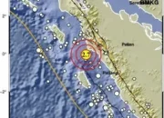 Gempa Magnitudo 2,7 Guncang Pasaman Barat Sumbar, BMKG: Terjadi di Kedalaman 20 Km