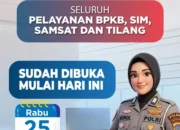 Pelayanan BPKB, SIM, Samsat dan Tilang di Sumbar Dibuka Kembali Mulai Rabu 25 Maret 2026