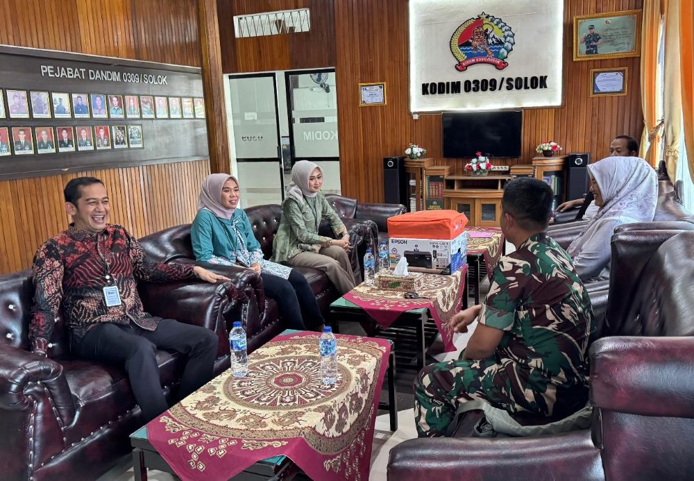 bri-solok-jajaki-kolaborasi-layanan-keuangan-dengan-kodim-0309,-perkuat-sinergi-pasca-lebaran