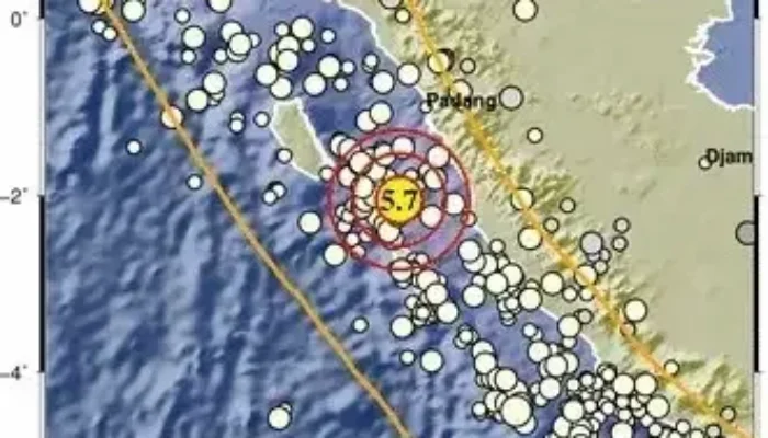 Gempa Magnitudo 5,7 Guncang Tenggara Tuapejat Sumbar, BMKG: Kedalaman Dangkal 11 Km