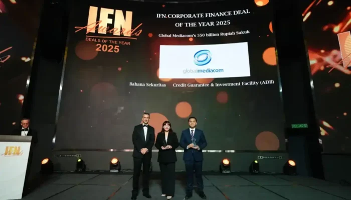 Bahana Sekuritas Raih IFN Award Lewat Sukuk Global Mediacom
