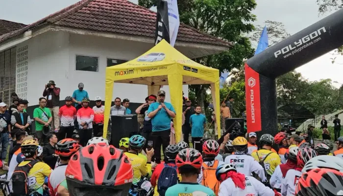 Maxim Dukung Gowes Fun Adventure 2026 di Padang Panjang