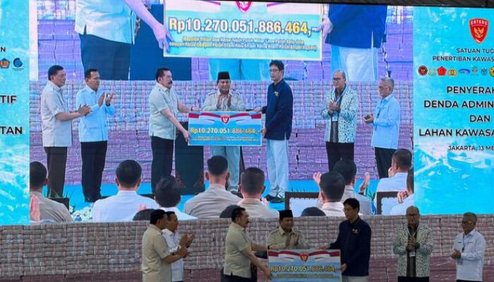 Kejagung Serahkan Rp10,2 Triliun ke Kas Negara di Depan Prabowo