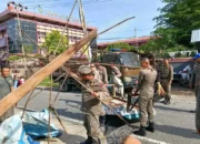 Satpol PP Padang Tertibkan PKL dan Bangunan Liar Empat Kali