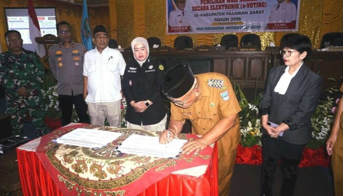 Pemkab Pasaman Barat Luncurkan e-Voting untuk Pilwana 2026