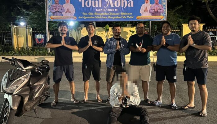 Tim Klewang Ringkus Pelaku Begal Motor di Pantai Purus