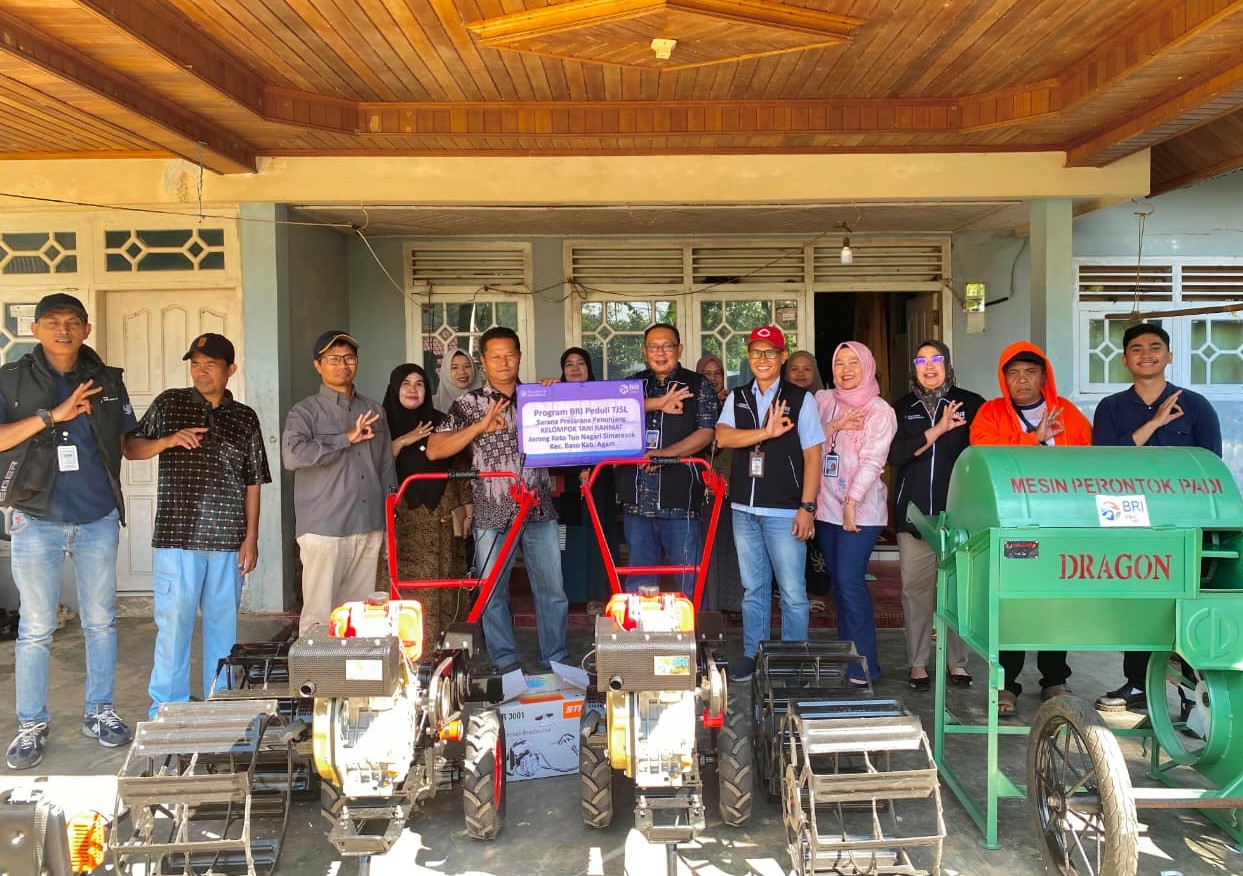 program-bri-peduli-tjsl-dukung-modernisasi-pertanian-di-nagari-simarasok