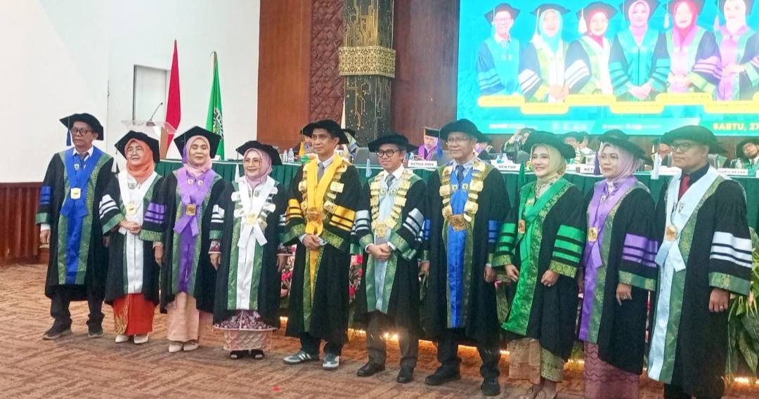 pengukuhan-7-guru-besar-unand,-puncak-prestasi-atas-ketauladanan-menjaga-integritas-akademik