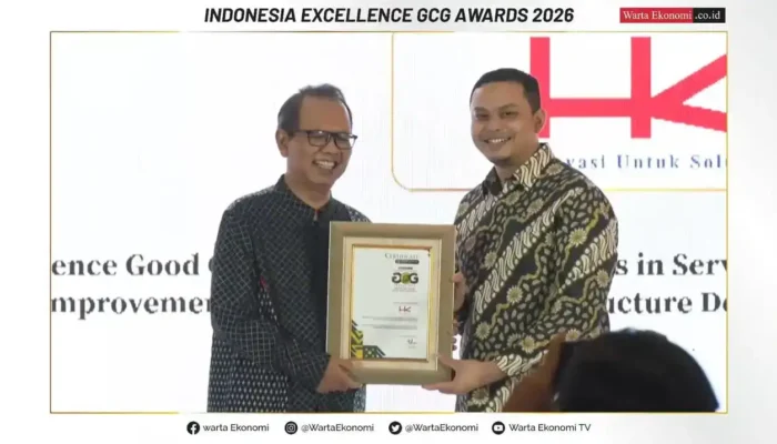 Hutama Karya Raih GCG Excellence 2026 di Sektor Infrastruktur