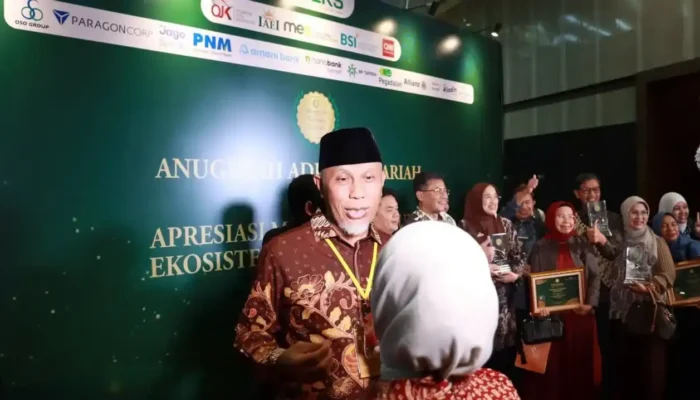 Sumbar Rajai Anugerah Adinata Syariah 2026, Raih Kinerja Nasional