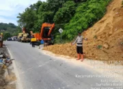 DPUPR Padang Tuntaskan Longsor Gunung Padang, Jalan Lancar Kembali
