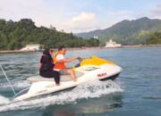 Bakri Maulana Jajal Jet Ski, Carocok Painan Pacu Adrenalin Wisatawan