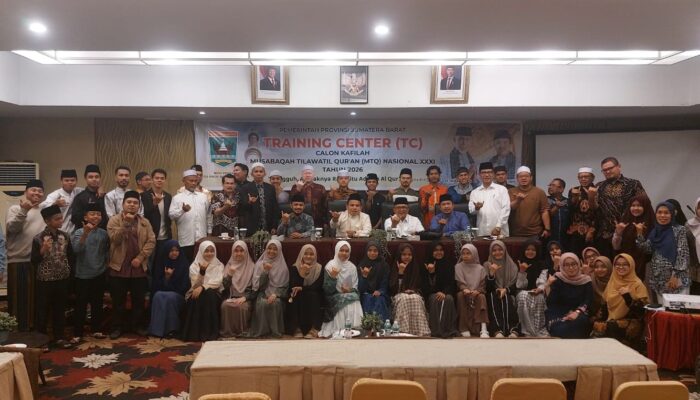 57 Khafilah Sumbar Matangkan TC, Bidik Lima Besar MTQ Nasional