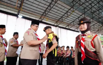 Kwarcab Tanah Datar Berangkatkan 60 Pramuka ke Jamnas Cibubur