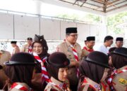 Ahmad Fadly Lepas Pramuka Tanah Datar ke Jamnas XII Cibubur